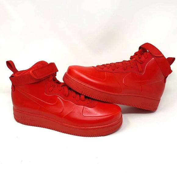 air force 1 foamposite cup university red